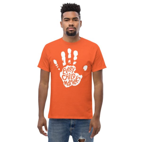 Orange Day Shirt Every Child Matters Hand Print T-Shirt Product Photo 1