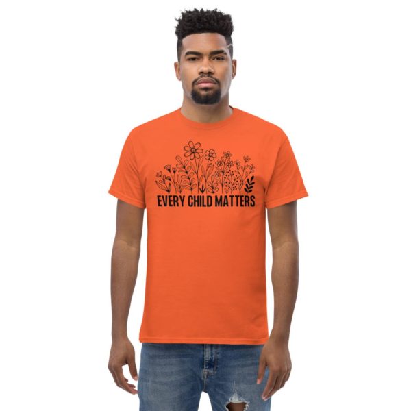 Orange Shirt Day Every Child Matters Floral Drawing Art 2023 T-Shirt Product Photo 1