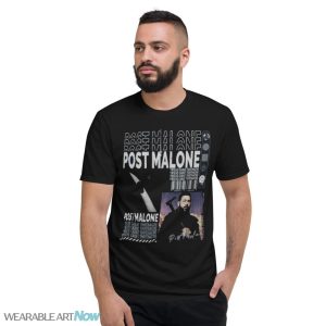 Post Malone Shirt Vintage Graphic Posty Rap T-Shirt - Short Sleeve T-Shirt