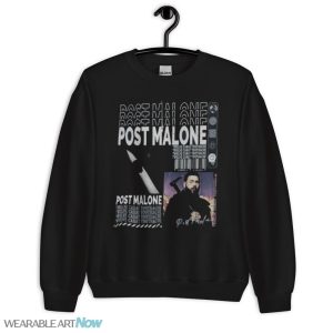 Post Malone Shirt Vintage Graphic Posty Rap T-Shirt - Unisex Crewneck Sweatshirt