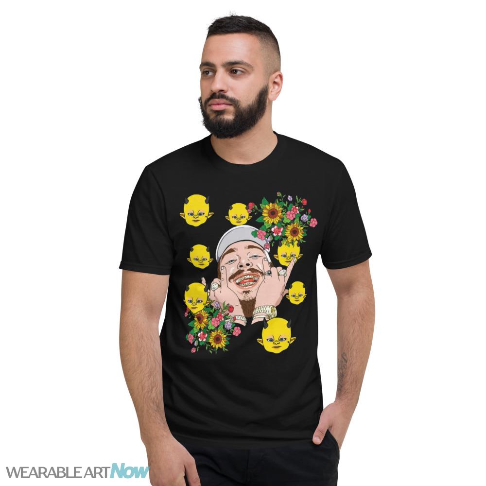 Post Malone Sunflower Gift For Fans T-Shirt - Short Sleeve T-Shirt