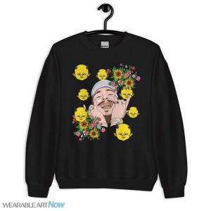 Post Malone Sunflower Gift For Fans T-Shirt - Unisex Crewneck Sweatshirt