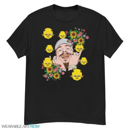 Post Malone Sunflower Gift For Fans T-Shirt - G500 Men’s Classic T-Shirt