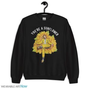 Post Malone T-Shirt Concert Fan Merch Sunflower Post Malone - Unisex Crewneck Sweatshirt