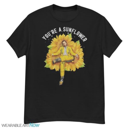 Post Malone T-Shirt Concert Fan Merch Sunflower Post Malone - G500 Men’s Classic T-Shirt