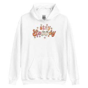 Stay Spooky Spooky Vibe Boo Ghost T-Shirt - Unisex Heavy Blend Hooded Sweatshirt