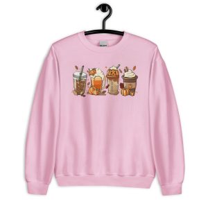 Thanksgiving Gnome Sweet Mugs Halloween T-Shirt - Unisex Heavy Blend Crewneck Sweatshirt-1