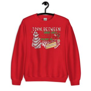 Torn Between Looking Like A Snack Or Eating One Christmas Shirt - Unisex Crewneck Sweatshirt-1