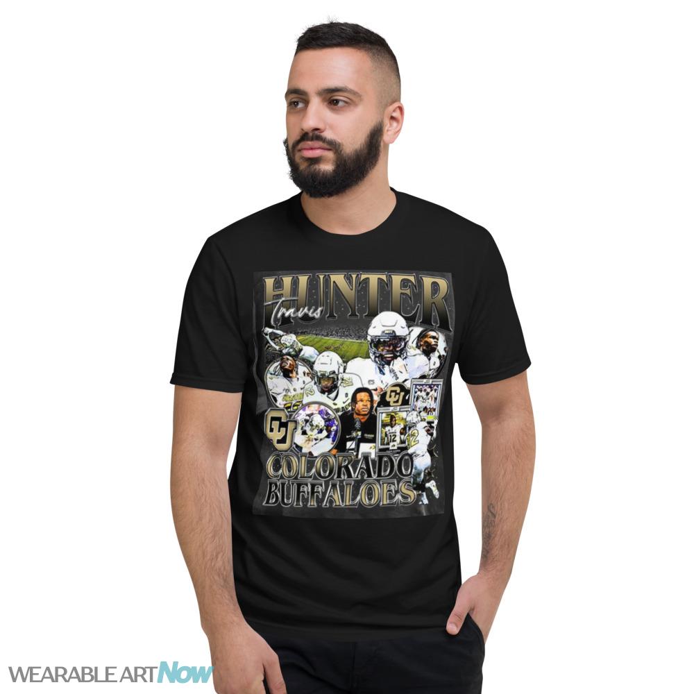 Travis Hunter 90s Vintage American Football T-Shirt - Short Sleeve T-Shirt