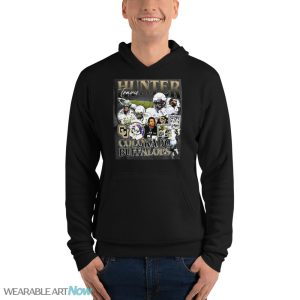 Travis Hunter 90s Vintage American Football T-Shirt - Unisex Fleece Pullover Hoodie