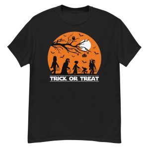 Trick Or Treat Star Wars Halloween Moon Light T-Shirt - G500 Men’s Classic T-Shirt