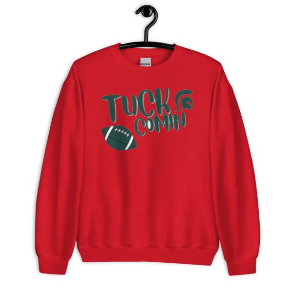 Tuck Comin Michigan Football Coach Fan Gift T Shirt - Unisex Heavy Blend Crewneck Sweatshirt