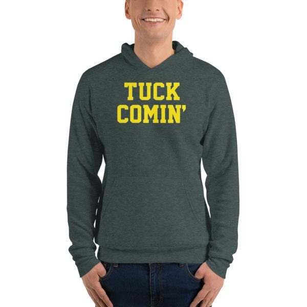 Tuck Comin' Michigan Wolverines Football T-Shirt - Unisex Fleece Pullover Hoodie-1