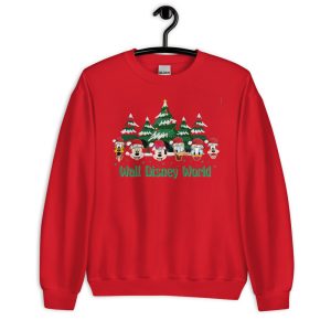 Walt Cartoon World Christmas T-Shirt - Unisex Crewneck Sweatshirt-1