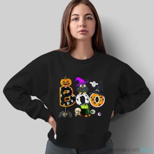 Boo Creepy Owl Pumpkin Ghost Halloween Men Women Kids Shirt - Sweatshirt