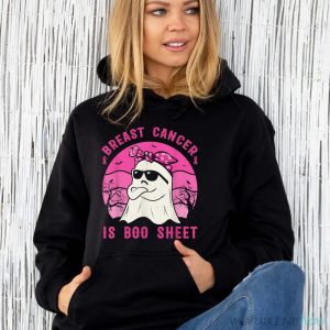 Breast Cancer Is Boo Sheet Breast Cancer Warrior Halloween Shirt - Unisex Hoodie