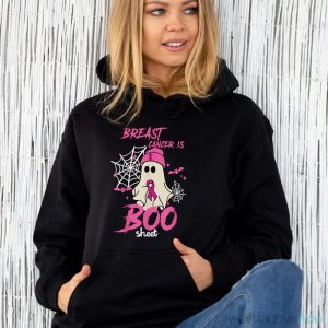 Breast Cancer Is Boo Sheet Halloween Breast Cancer Awareness Shirt - Unisex Hoodie