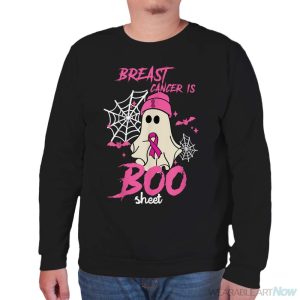 Breast Cancer Is Boo Sheet Halloween Breast Cancer Awareness Shirt - Unisex Sweatshirt