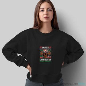 Brodolf The Red Nose Gainzdeer Gym Ugly Christmas Sweater Shirt - Sweatshirt