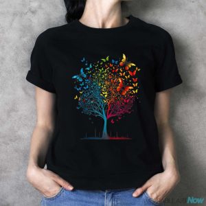 Butterfly Tree Beautiful Women Men Kids Graphic Shirt - Ladies T-Shirt