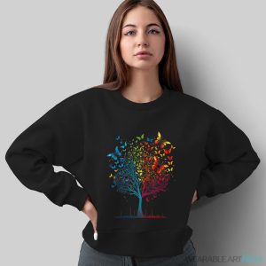 Butterfly Tree Beautiful Women Men Kids Graphic Shirt - Sweatshirt