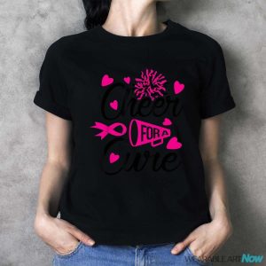 Cheer For A Cure Breast Cancer Awareness Shirt - Ladies T-Shirt