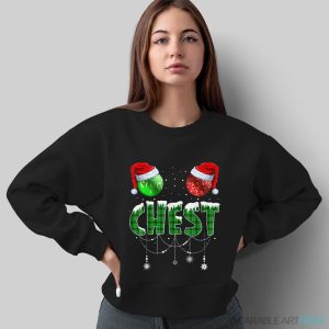 Chestnuts Matching Family Funny Chest Nuts Christmas Couples T-Shirt - Sweatshirt