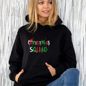 Christmas Squad Family Group Matching Christmas Pajama Party Shirt - Unisex Hoodie