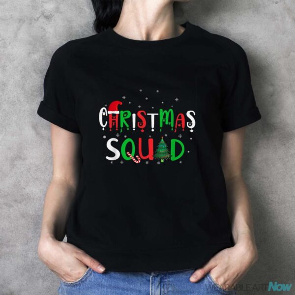 Christmas Squad Family Group Matching Christmas Pajama Party Shirt - Ladies T-Shirt