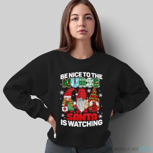 CNA ER NICU ICU Nursing Nurse Christmas Scrub Tops Women Shirt - Sweatshirt