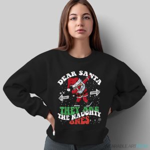 Dear Santa They Are The Naughty Ones Boys Ugly Christmas Shirt - Sweatshirt