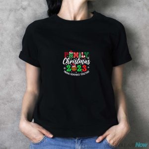 Family Christmas 2023 Matching Squad Santa Elf Funny Xmas Shirt - Ladies T-Shirt