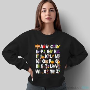 Funny ABCs Alphabet Learning Teacher Spooky Halloween Gifts Shirt - Sweatshirt