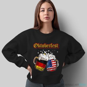 Happy Oktoberfest 2023 American German Munich Flag Shirt - Sweatshirt