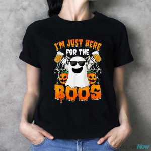 I'm Just Here For The Boos Halloween Women Ghost Cute Funny Shirt - Ladies T-Shirt