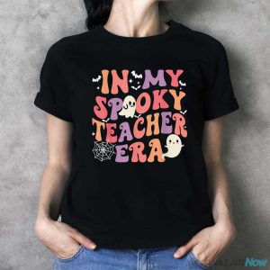 In My Spooky Teacher Era Ghost Halloween Retro Teacher's Day Shirt - Ladies T-Shirt