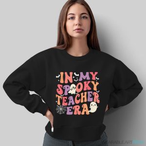 In My Spooky Teacher Era Ghost Halloween Retro Teacher's Day Shirt - Sweatshirt