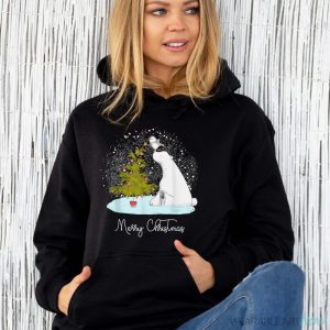 Merry Christmas - Cute Polar Bear Penguin Christmas Shirt - Unisex Hoodie