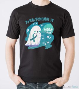 Support Squad Dysautonomia Is Boo Sheet Halloween Shirt - Men T-Shirt