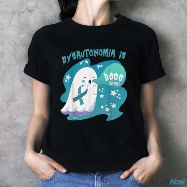 Support Squad Dysautonomia Is Boo Sheet Halloween Shirt - Ladies T-Shirt