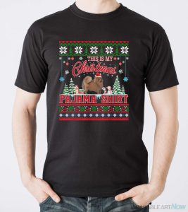 This Is My Christmas Pajama Pomeranian Ugly Sweater Funny Shirt - Men T-Shirt