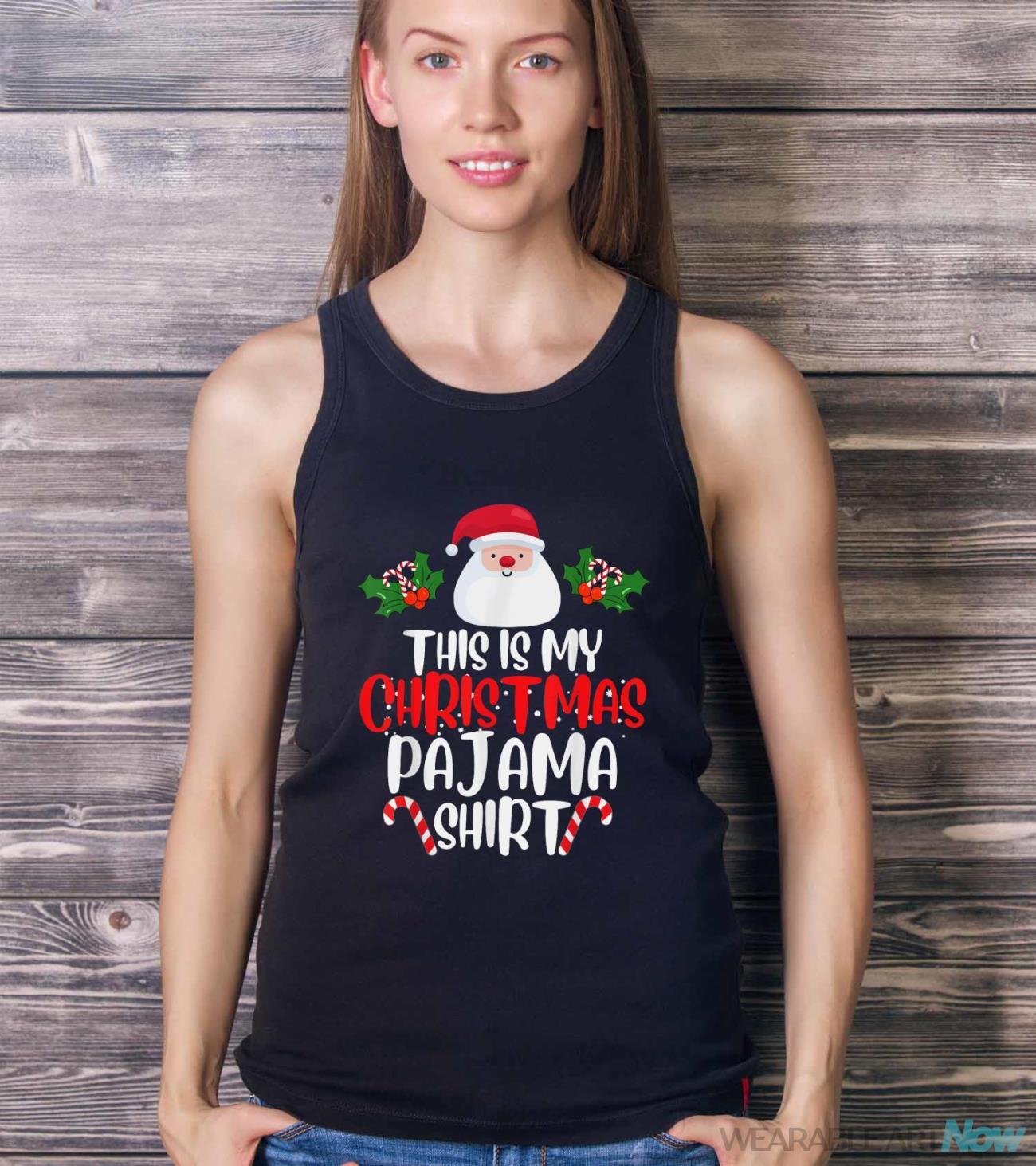 This Is My Christmas Pajama Shirt - Ladies Tank Top