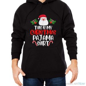 This Is My Christmas Pajama Shirt - Men Black Hoodie