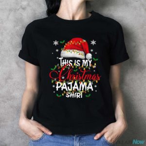 This Is My Christmas Pajama Shirt Lights Men Women Kid Shirt - Ladies T-Shirt