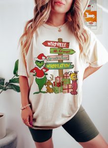 Grinch Sign Whoville Mt Crumpit Grinch Lair Whobilation Shirt - T-Shirt