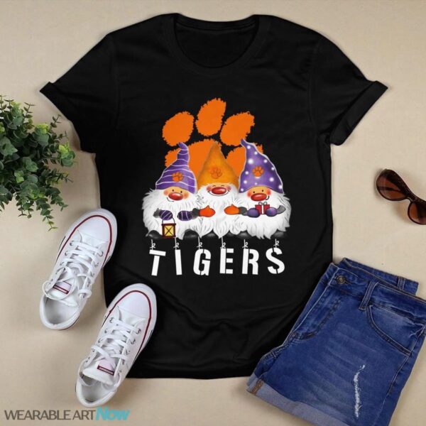 Clemson Tigers Gnomies Christmas T-Shirt Product Photo 1