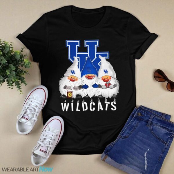 Kentucky Wildcats Gnomies Christmas T-Shirt Product Photo 1