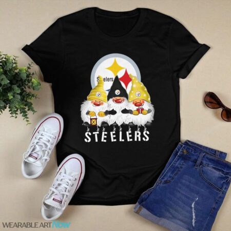 Pittsburgh Steelers Gnomies Christmas T-Shirt Product Photo 1