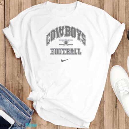 90s Vintage Nike Dallas Cowboys Big Logo T-shirt - T-SHIRT FLAT