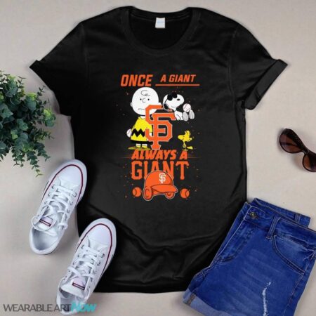 Always San Francisco Giants Cute Snoopy T- Shirt Hoodie Sweatshirt Product Photo 1